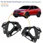 Par de Grade Parachoque Vw Nivus 2019 Até 2024 Com Furo