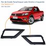 Par de Grade Parachoque Vw Saveiro G7 2017 Até 2023 Com Furo