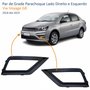 Par de Grade Parachoque Vw Voyage G8 2018 Até 2023 Com Furo