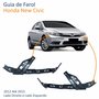Par de Guia Farol Honda New Civic 2012 Até 2015