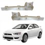 Par de Guia Parachoque Mitsubishi Lancer 2009 Até 2015