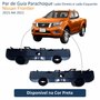 Par de Guia Parachoque Nissan Frontier 2015 Até 2021