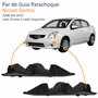 Par de Guia Parachoque Nissan Sentra 2008 Até 2013