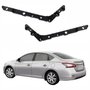 Par de Guia Parachoque Traseiro Nissan Sentra 2014 Até 2016