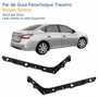 Par de Guia Parachoque Traseiro Nissan Sentra 2014 Até 2016