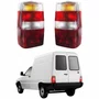 Par de Lanterna Fiat Fiorino 2004 Até 2013 Bicolor Cristal
