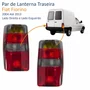Par de Lanterna Fiat Fiorino 2004 Até 2013 Fumê