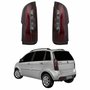 Par de Lanterna Fiat Idea Essence 2010 Até 2016 Fumê Com Led