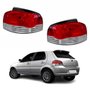 Par de Lanterna Fiat Palio BBB 2008 Até 2012 Bicolor Frisada