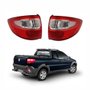 Par de Lanterna Fiat Strada Working G5 2014 Até 2019 Bicolor Cristal