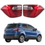 Par de Lanterna Ford Ecosport 2013 Até 2021 Bicolor Cristal Canto