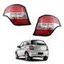 Par de Lanterna Gm Agile 2009 Até 2012 Bicolor Cristal