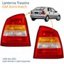 Par de Lanterna GM Astra Hatch 1999 Até 2002 Tricolor