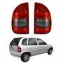 Par de Lanterna Gm Corsa Hatch 2000 Até 2003 Fumê 04 Portas