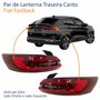 Par de Lanterna Traseira Canto Fiat Fastback 2020 Até 2024