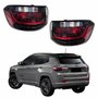 Par de Lanterna Traseira Canto Jeep Compass 2022 Até 2024 TYC Com Led