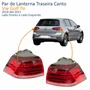 Par de Lanterna Traseira Canto Vw Golf Tsi 2018 Até 2021 Sem Led