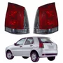 Par de Lanterna Traseira Fiat Palio G3 2004 Até 2016 Fumê