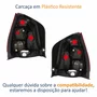 Par de Lanterna Traseira Fiat Palio G3 2004 Até 2016 Fumê