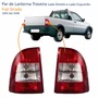 Par de Lanterna Traseira Fiat Strada 2005 Até 2008 Bicolor