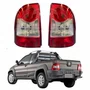 Par de Lanterna Traseira Fiat Strada Adventure Locker 2009 Até 2013 Bicolor Canto