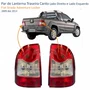 Par de Lanterna Traseira Fiat Strada Adventure Locker 2009 Até 2013 Bicolor Canto