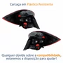 Par de Lanterna Traseira Ford Ka Hatch 2015 Até 2018 Bicolor Cristal
