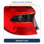 Par de Lanterna Traseira Ford Ka Hatch 2019 Até 2023 Fumê