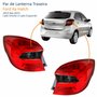Par de Lanterna Traseira Ford Ka Hatch 2019 Até 2023 Fumê