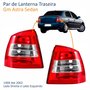 Par de Lanterna Traseira Gm Astra Sedan 1999 Até 2002