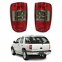 Par de Lanterna Traseira Gm Blazer 2001 Até 2010 Fumê