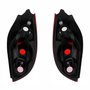 Par de Lanterna Traseira Gm Celta 2006 Até 2015 Tricolor Ré Rosa