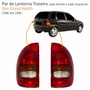 Par de Lanterna Traseira Gm Corsa Hatch 1996 Até 1999 Tricolor 4 Portas