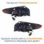 Par de Lanterna Traseira Gm Onix Hatch 2020 Até 2024 Bicolor Com Led
