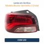 Par de Lanterna Traseira Gm Onix Hatch 2020 Até 2024 Bicolor Com Led