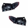 Par de Lanterna Traseira Gm Onix Hatch 2020 Até 2024 Bicolor Sem Led