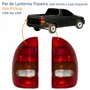 Par de Lanterna Traseira Gm Pickup 1996 Até 1999 Tricolor 4 Portas