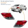 Par de Lanterna Traseira Gm Prisma 2013 Até 2016 Bicolor Fumê