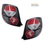 Par de Lanterna Traseira Gm Sonic Hatch 2012 Até 2016 Fumê