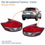 Par de Lanterna Traseira Nissan Kicks 2017 Até 2022 Canto Par de Lanterna Traseira Nissan Kicks 2017 Até 2022 Canto