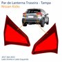Par de Lanterna Traseira Nissan Kicks 2017 Até 2022 Tampa