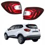 Par de Lanterna Traseira Renault Captur 2017 Até 2024 Canto Com Led