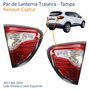 Par de Lanterna Traseira Renault Captur 2017 Até 2024 Tampa
