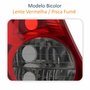 Par de Lanterna Traseira Renault Clio Hatch 2003 Até 2012 Fumê