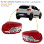 Par de Lanterna Traseira Renault Kwid 2017 Até 2021