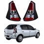 Par de Lanterna Traseira Renault Sandero 2012 Até 2014 Fumê