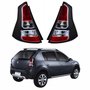 Par de Lanterna Traseira Renault Sandero Stepway 2012 Até 2014 Fumê