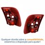 Par de Lanterna Traseira Renault Symbol 2009 Até 2013