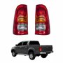 Par de Lanterna Traseira Toyota Hilux Srv 2005 Até 2011 Tricolor