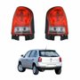 Par de Lanterna Traseira Vw Gol G4 2005 Até 2012 Fumê